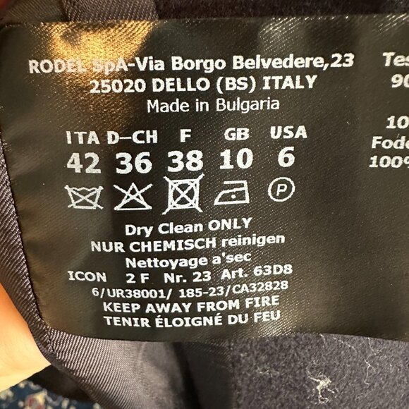 Iconic CINZIA ROCCA ICONS wool coat! - Picture 3 of 3